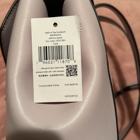 Kate Spade New York Lizzie Medium Backpack (Lilac moon - Picture 5 of 6